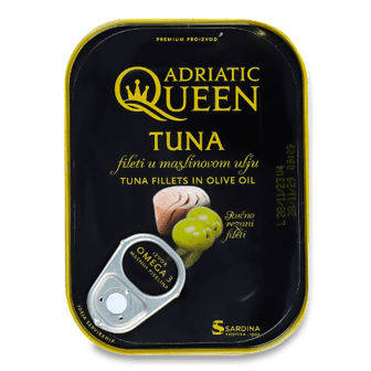 Тунець Adriatic Queen філе в оливковій олії 105г