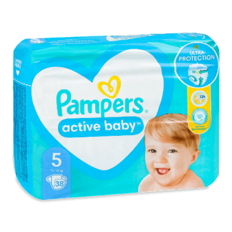 Підгузки Pampers Active Baby Junior (11-16 кг) 38шт