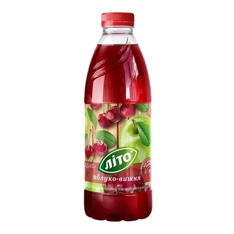 Напій соковий 1,5 л Літо Яблуко-вишня ПЕТ 