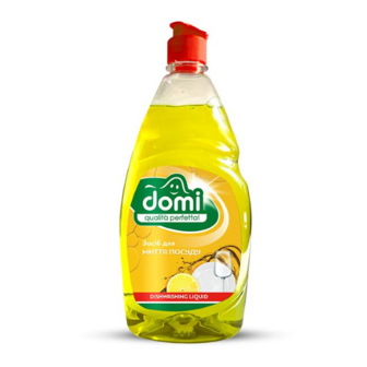 Засіб для миття посуду 900мл DOMI Лимон п/флакон 