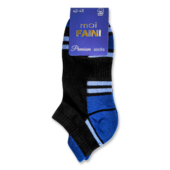 Шкарпетки чоловічі moi Faini 132001 напівмахрові чорний р. 42-43 1 пара