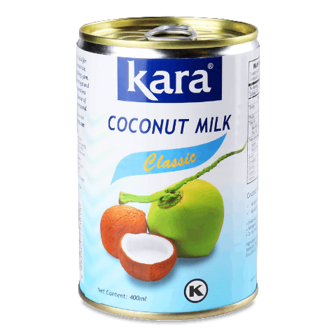 Молоко кокосове Kara 17% 400мл