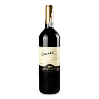 Вино Winemaker «Мерло» червоне сухе 0,75л