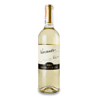 Вино біле сухе Winemaker «Совиньон Блан» 0,75л
