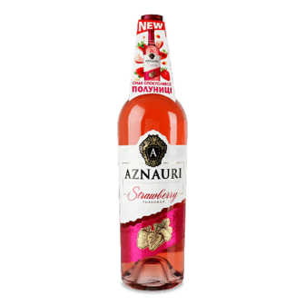 Вино Aznauri Strawberry рожеве солодке 0,75л