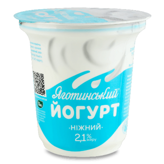Йогурт Яготинський ніжний 2,1% 260г