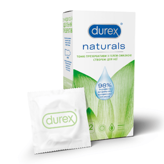 Презервативи Durex Naturals 12шт