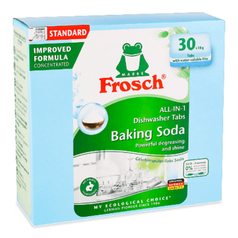 Таблетки для посудомийних машин Frosch Сода 30*18г
