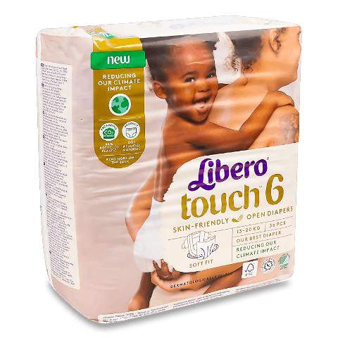 Підгузники Libero Touch 6 (13-20 кг) 36шт