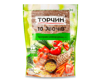 Приправа «Торчин» «10 овочів», 170г