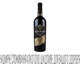Вино Aznauri «Алазанська долина» червоне напівсолодке 0,75л