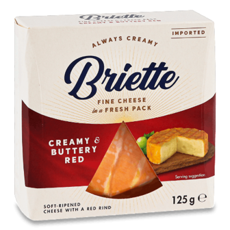 Сир Briette Creamy&Buttery Red 60% 125г