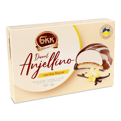 Десерт БКК Anjellino зі смаком ванілі 120г