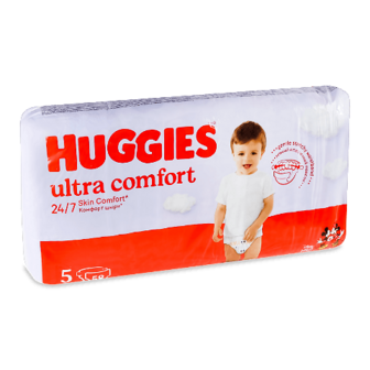 Підгузки Huggies Ultra Comfort 5 (12-22 кг) 58шт