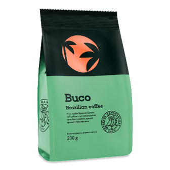 Кава мелена Buco «Рецепт Бразилії» 200г