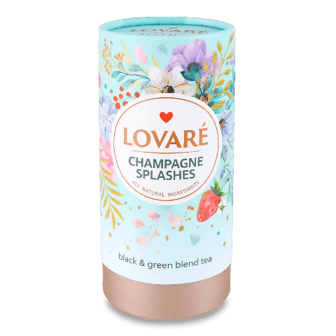 Чай чорний і зелений Lovare Champagne Splashes 80г