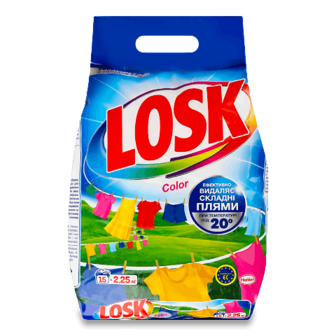 Порошок пральний Losk Color для кольорових речей автомат 2,25кг
