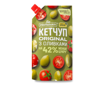 Кетчуп Pripravka Original з оливками, 250г