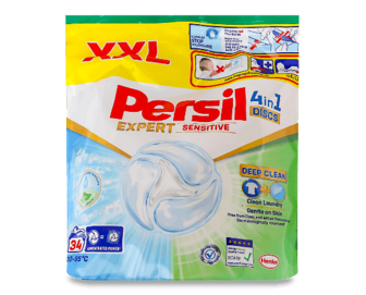 Диски для прання Persil Expert Sensitive дой-пак, 34*16,5г