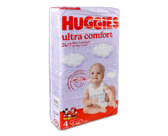 Підгузки Huggies Ultra Comfort 4 (7-18 кг), 66шт