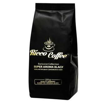 Кава Ricco Coffee Super Aroma Black мелена 225г
