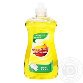 Засіб для миття посуду з ароматом лимону 500мл