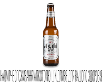 Пиво Asahi світле, 0,33л