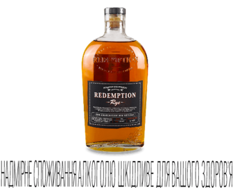 Віскі Redemption Rye, 0,7л
