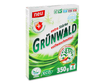 Порошок пральний Grunwald Eco «Гірська свіжість» універсальний, 350г