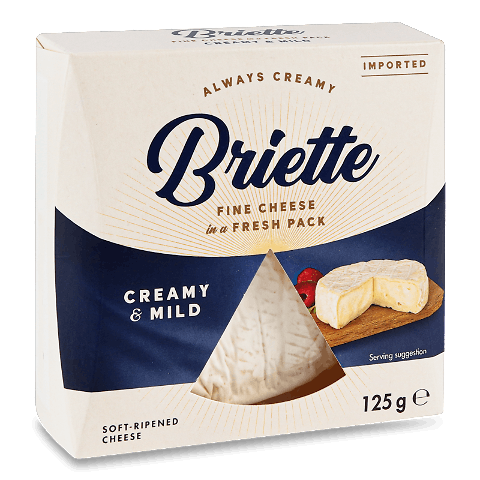 Сир Briette Creamy&amp;Mild 60% 125г