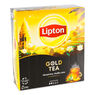 Чай чорний Lipton Gold Tea 92*1,5г