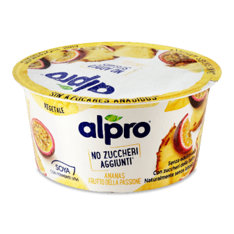 Десерт Alpro соєвий ферментований ананас-маракуйя 135г