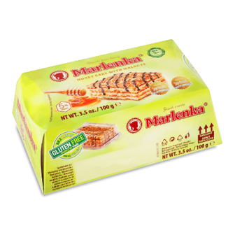 Тортик Marlenka медовий з горіхами безглютеновий 100г