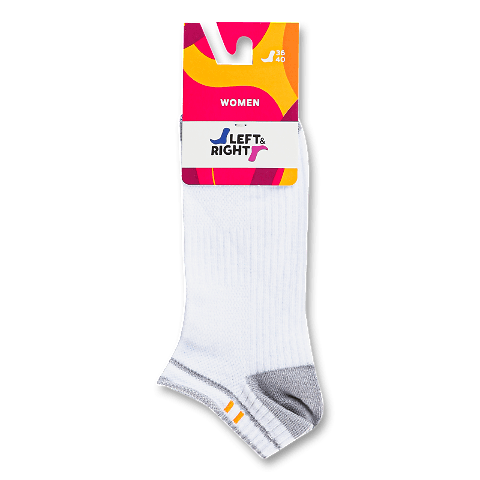 Шкарпетки жіночі Лівий&amp;Правий 120 білий р.36-40 1 пара
