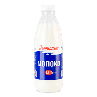 Молоко пастеризоване «Яготинське» 3,2%, 870г