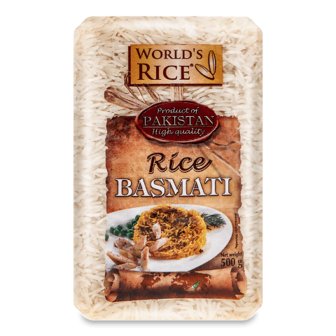 Рис World's rice Басматі, 500г