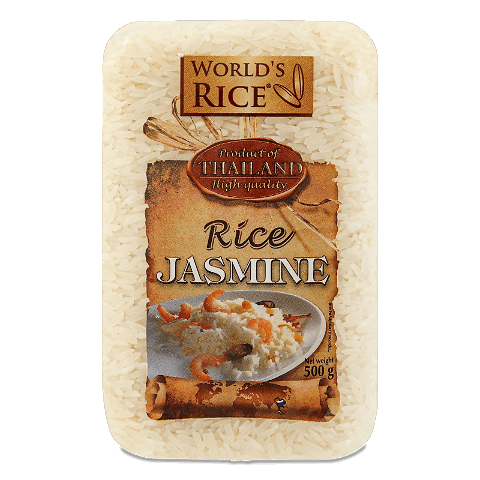 Рис World&#039;s rice «Жасмин», 500г