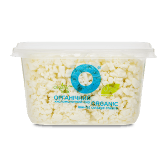 Сир кисломолочний Organic Milk 0,2% органічний нежирний, 300г