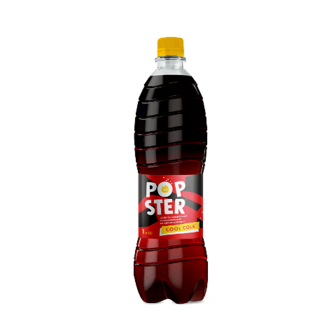 Напій безалкогольний сильногазований Popster Cool Cola, 1л