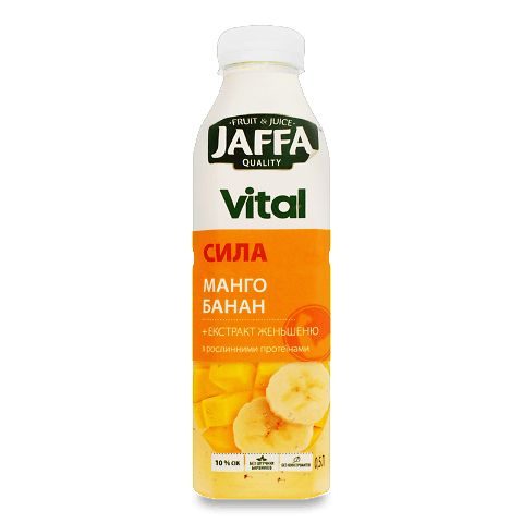 Напій соковий Jaffa Vital Power манго-банан, 0,5л