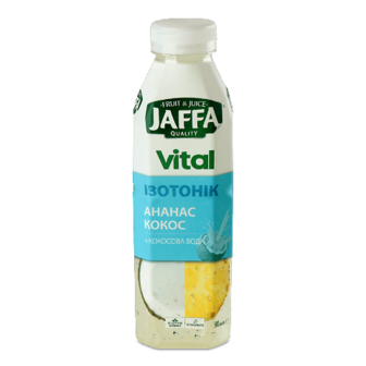 Напій соковий Jaffa Vital Isotonic ананас-кокос, 0,5л