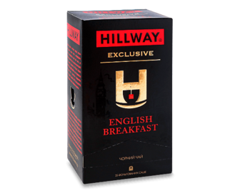 Чай чорний Hillway English Breakfast, 25*2г