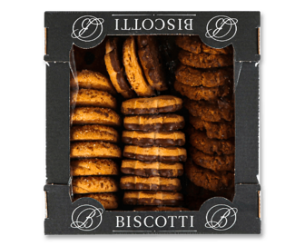 Печиво Biscotti Дольче Місто Мікс здобне пісочно-відсадне, 0,45кг