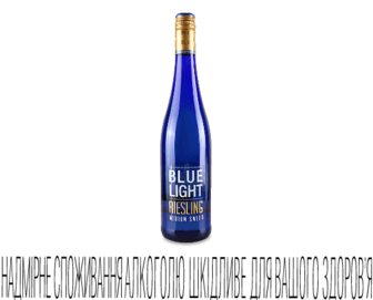 Вино Riesling Blue Light біле напівсолодке, 0,75л