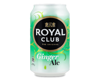 Напій Royal Club «Імбирний ель» безалкогольний газований 0,33л
