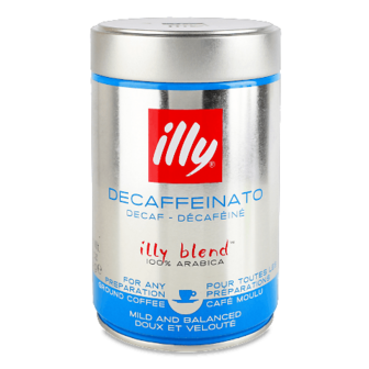 Кава мелена Illy Decaffeinato натуральна смажена 250г