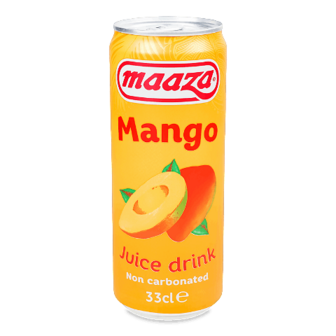Напій соковий Maaza манго негазований з/б 0,33л
