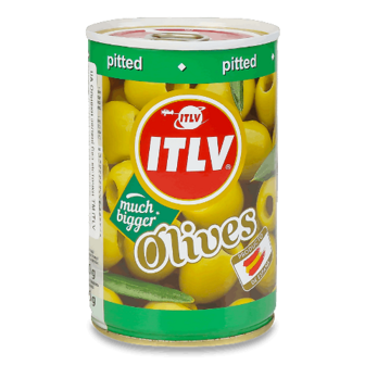 Оливки ITLV зелені без кісточки 300г