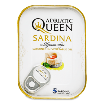 Сардини Adriatic Queen в олії 105г