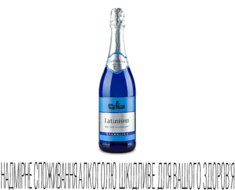 Напій на основі вина Latinium Sparkling білий напівсолодкий 0,75л